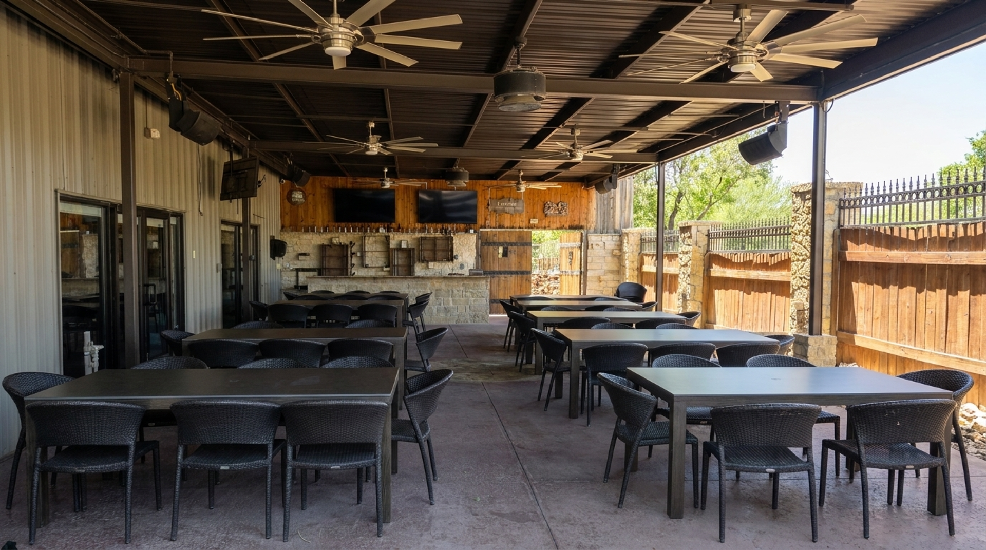 The patio