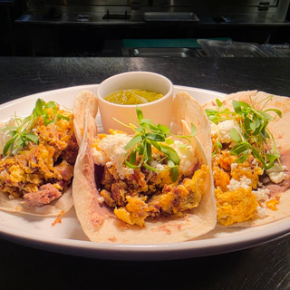 Chorizo and Egg Tacos
