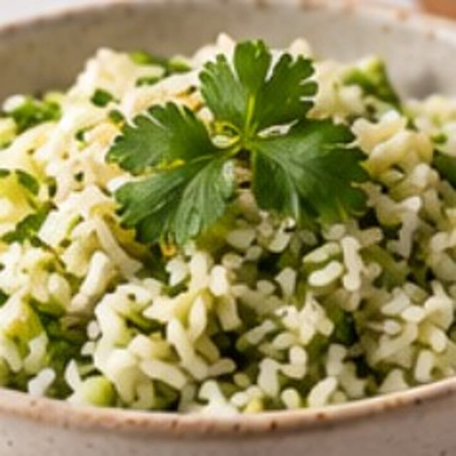 Cilantro Rice.